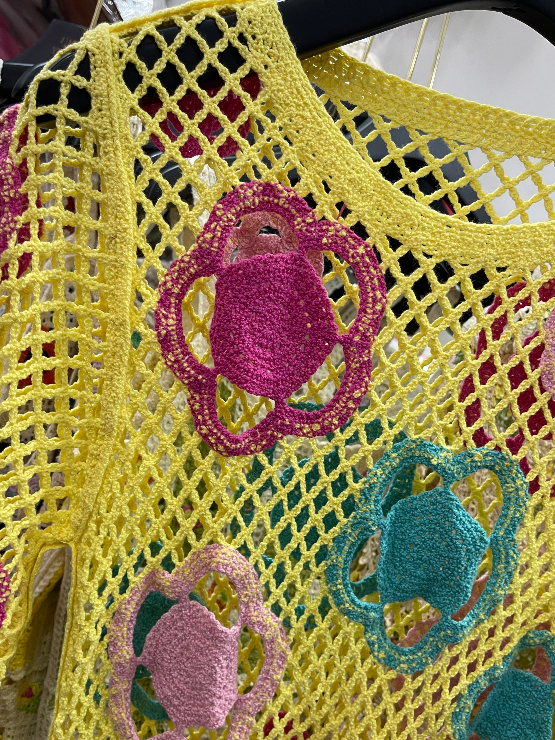 Summer Women Large Mesh Crochet Color Short Dress Mini Dress