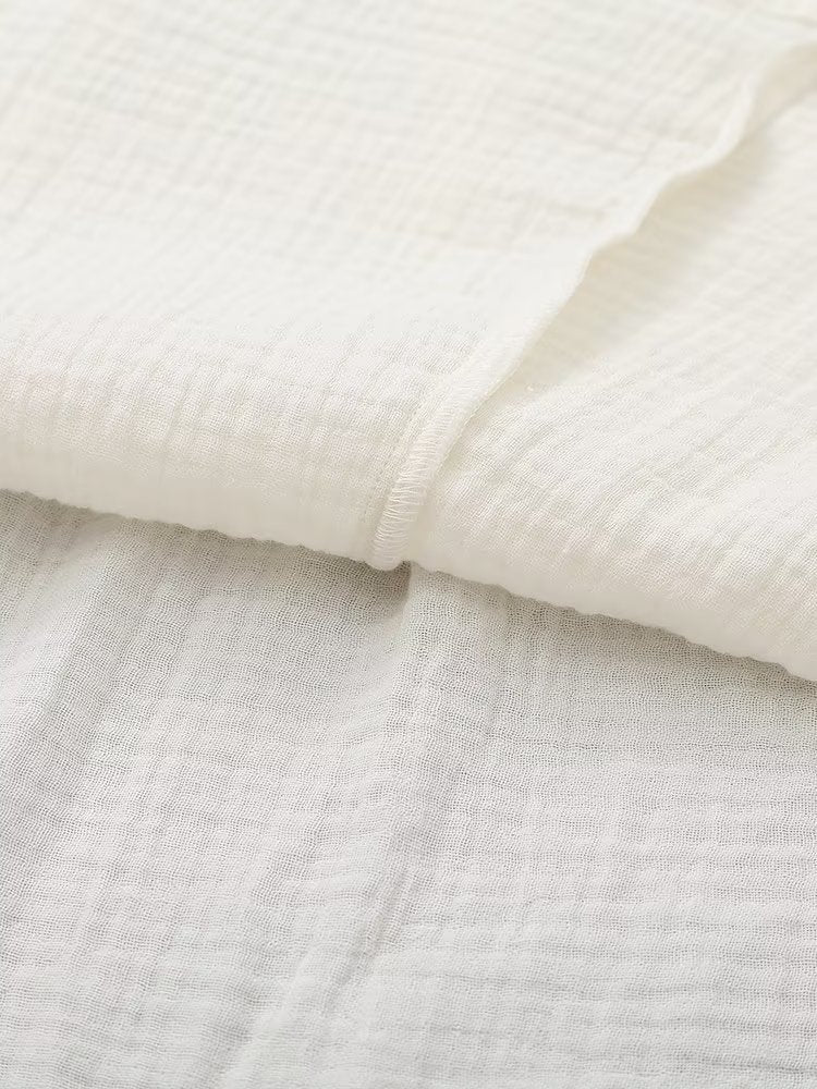 Robe mi-longue longue à col en V et taille crochetée pour femme