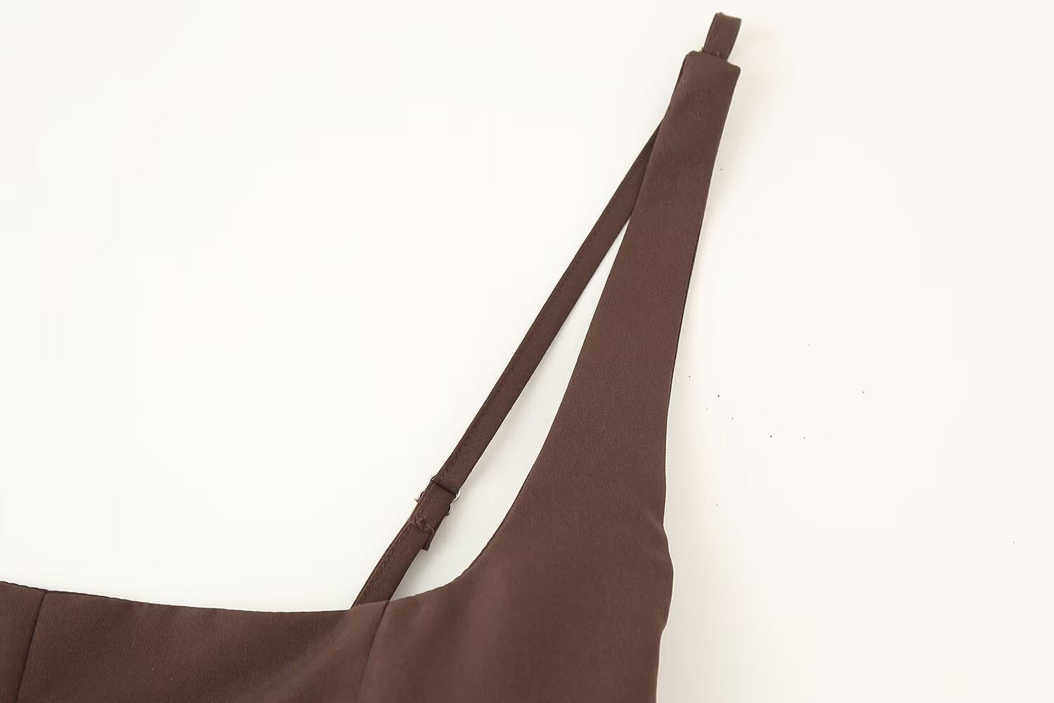 Street Solid Color Sleeveless Slim Strap Short Top for Women Summer