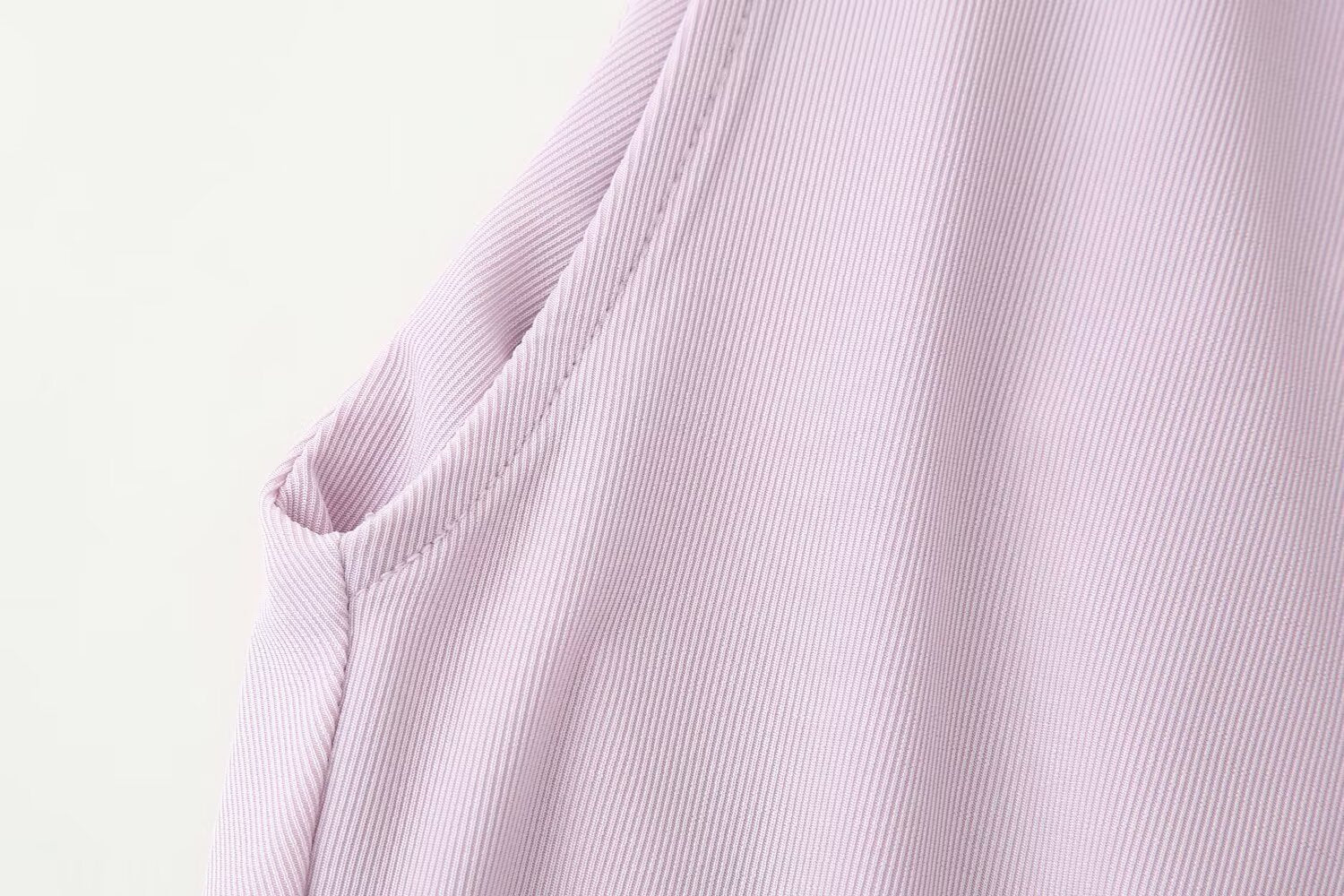 Summer Women Pleated Decorative Draped Collar Sleeveless Top Vest for Women