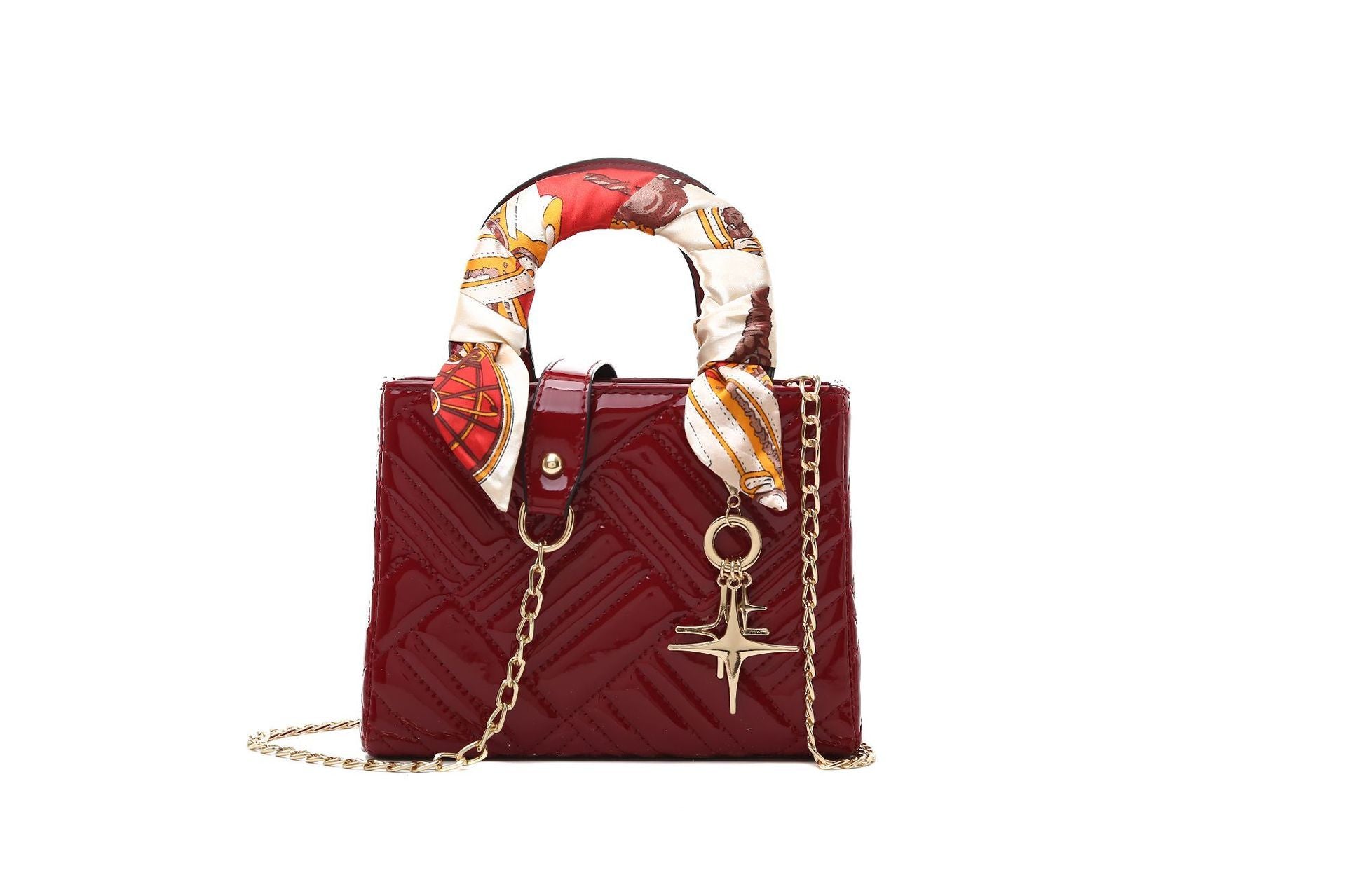 Handbag Shoulder Crossbody Bag Check Pendant