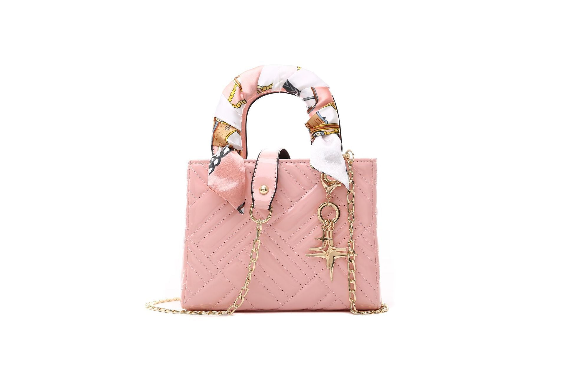 Handbag Shoulder Crossbody Bag Check Pendant