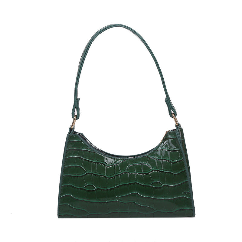 Ins Korean Version Of All-Match Solid Color Single Shoulder Bag Fashion Single Shoulder Armpit Bag Handbag