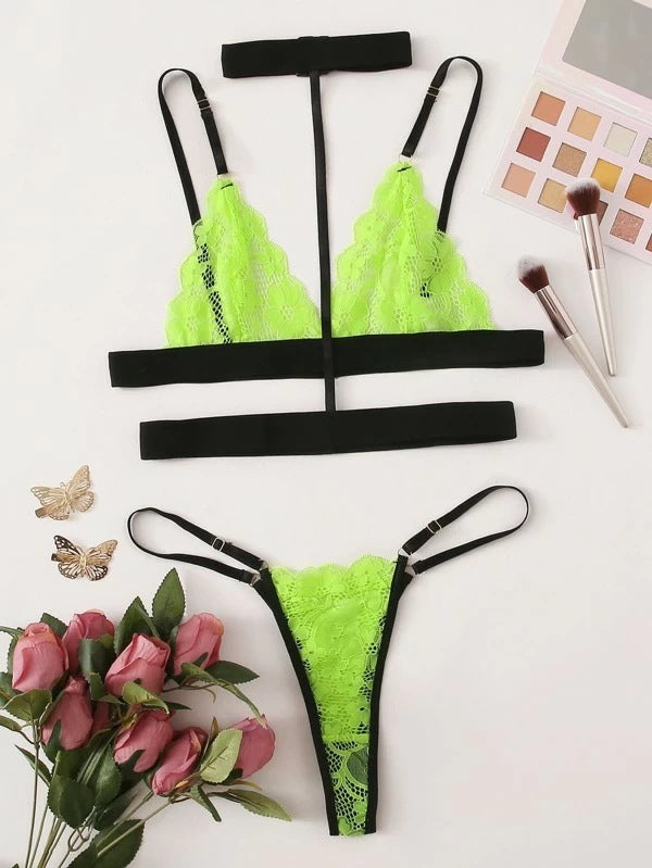 Sexy Perspective Split Women's Underwear Sexy Suit