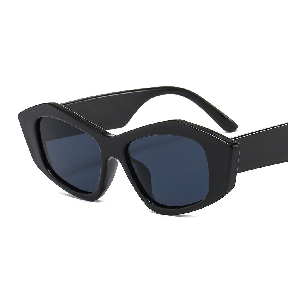 Striped Sunglasses For Men And Women Small Frame Geometry