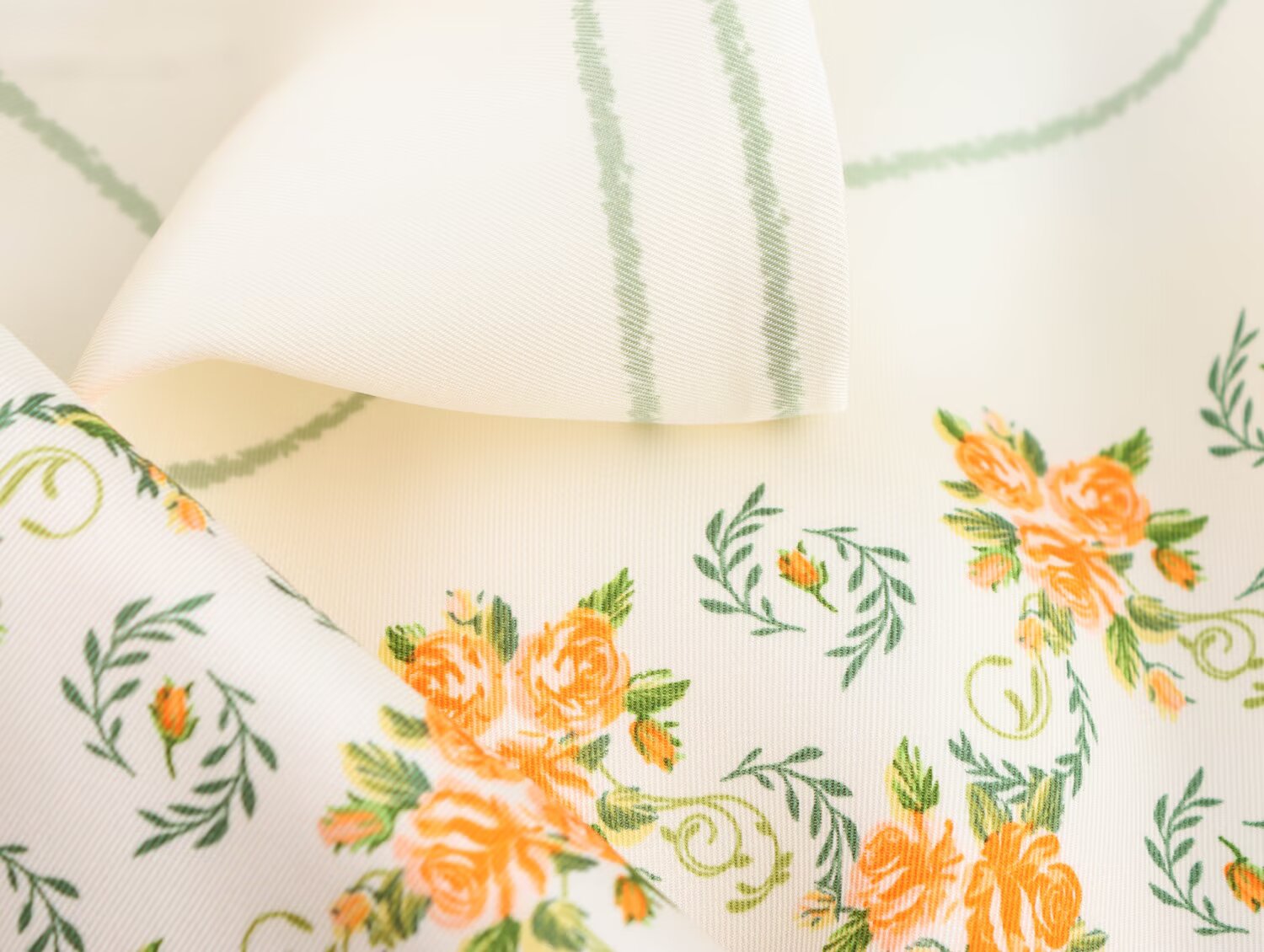 Women Silk Satin Texture Printed Top