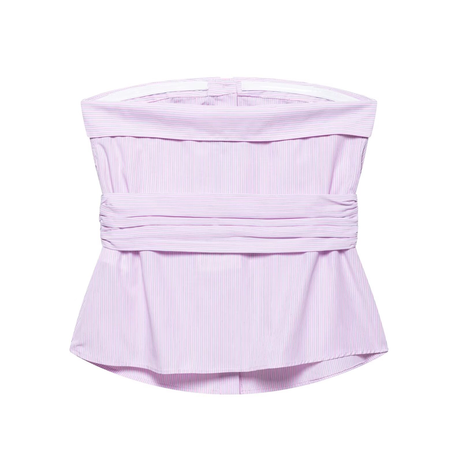 Summer Women Clothing Minority Tube Top Striped Top