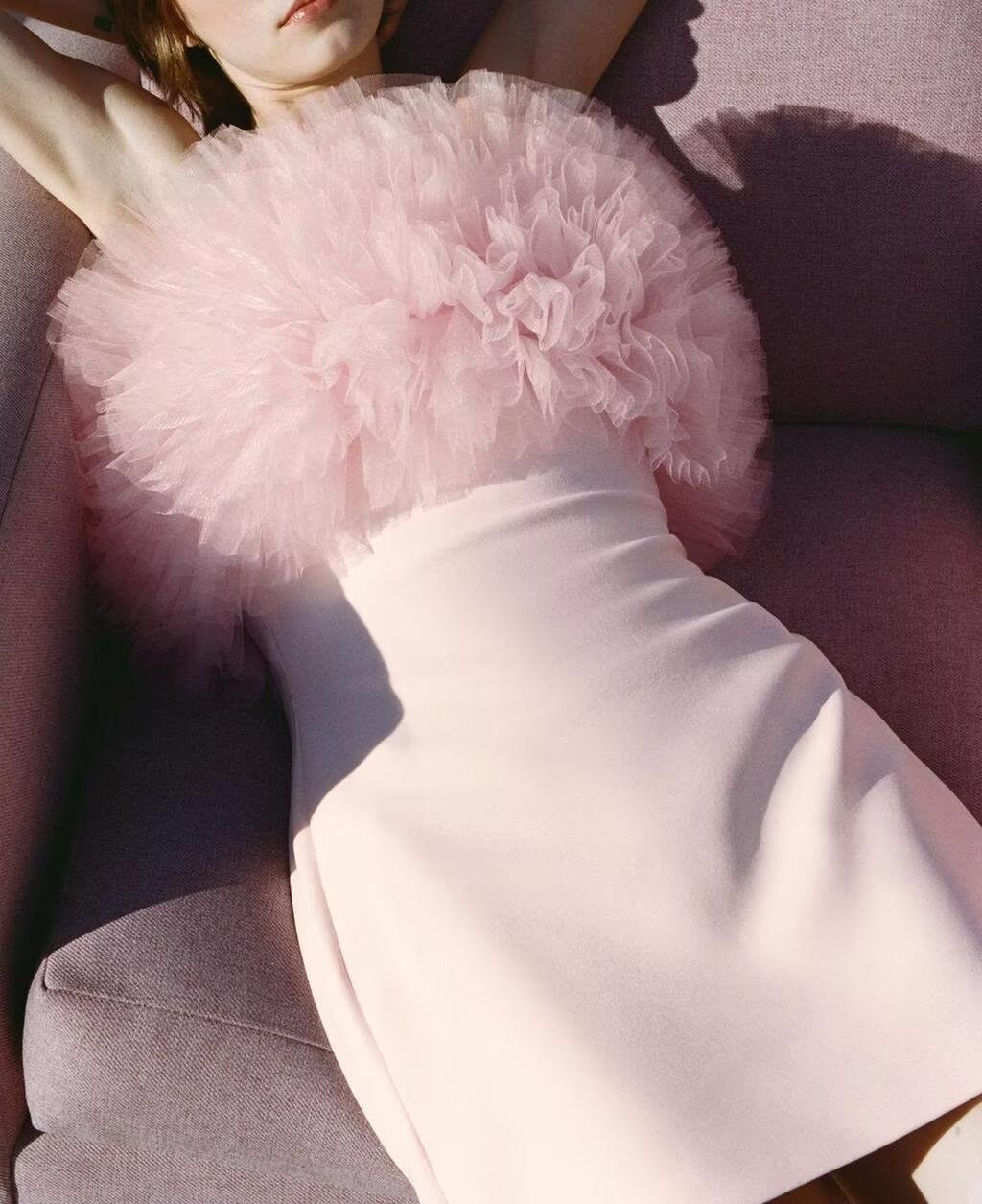 Spring Tube Top Dress Women Clothing Slim Fit Slimming Casual Minority All Match