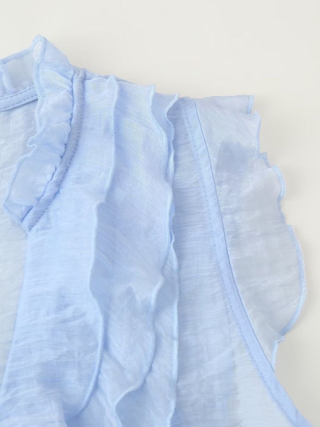 Women Fashionable Fashionable Laminated Decoration Vertical Top