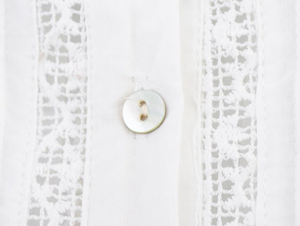 Women Clothing Sweet French Lace Embroidered Pleated Spaghetti-Strap Camisole Top