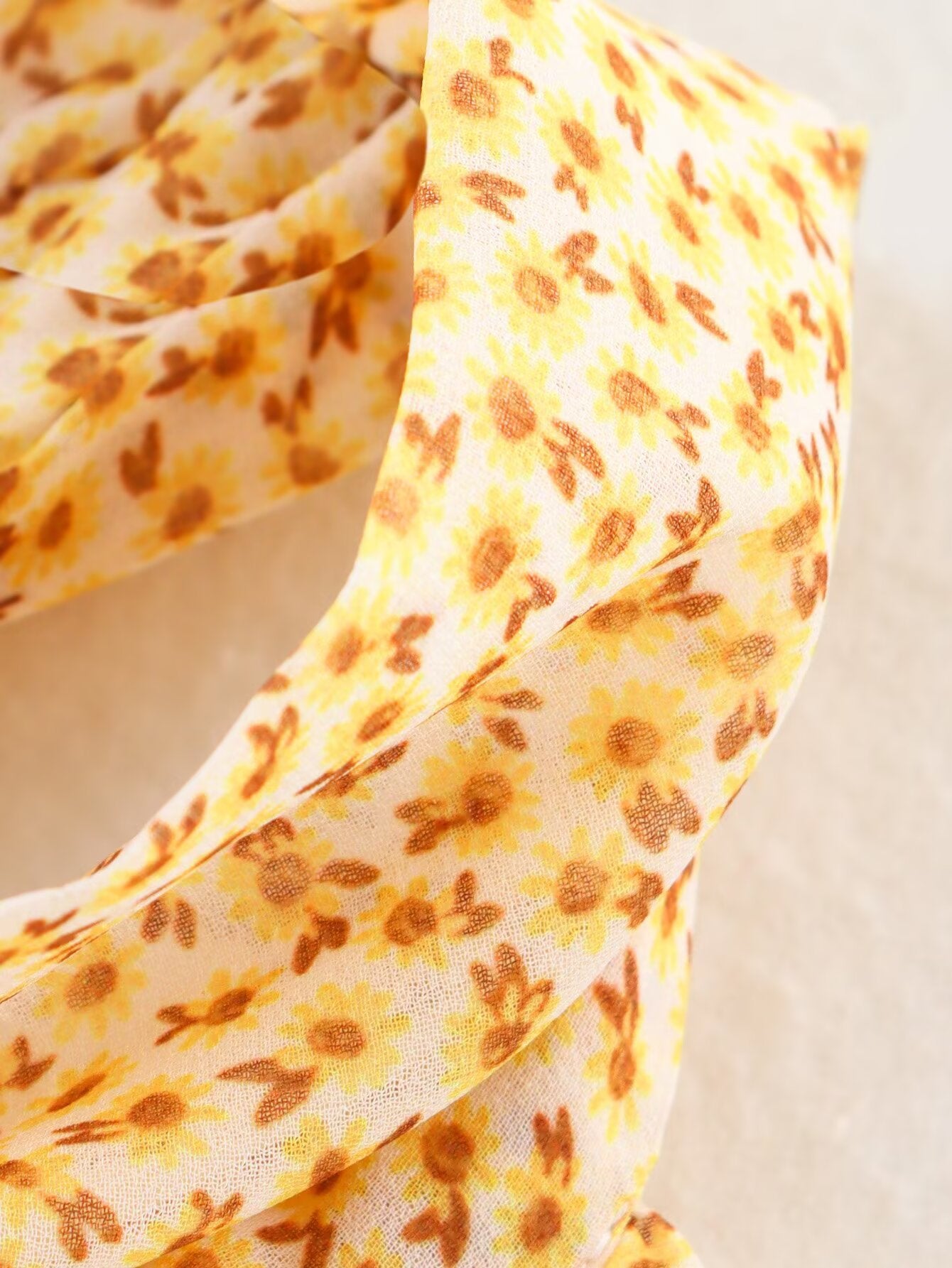 Summer Women Clothing Laminated Hanging Collar Printing Dress