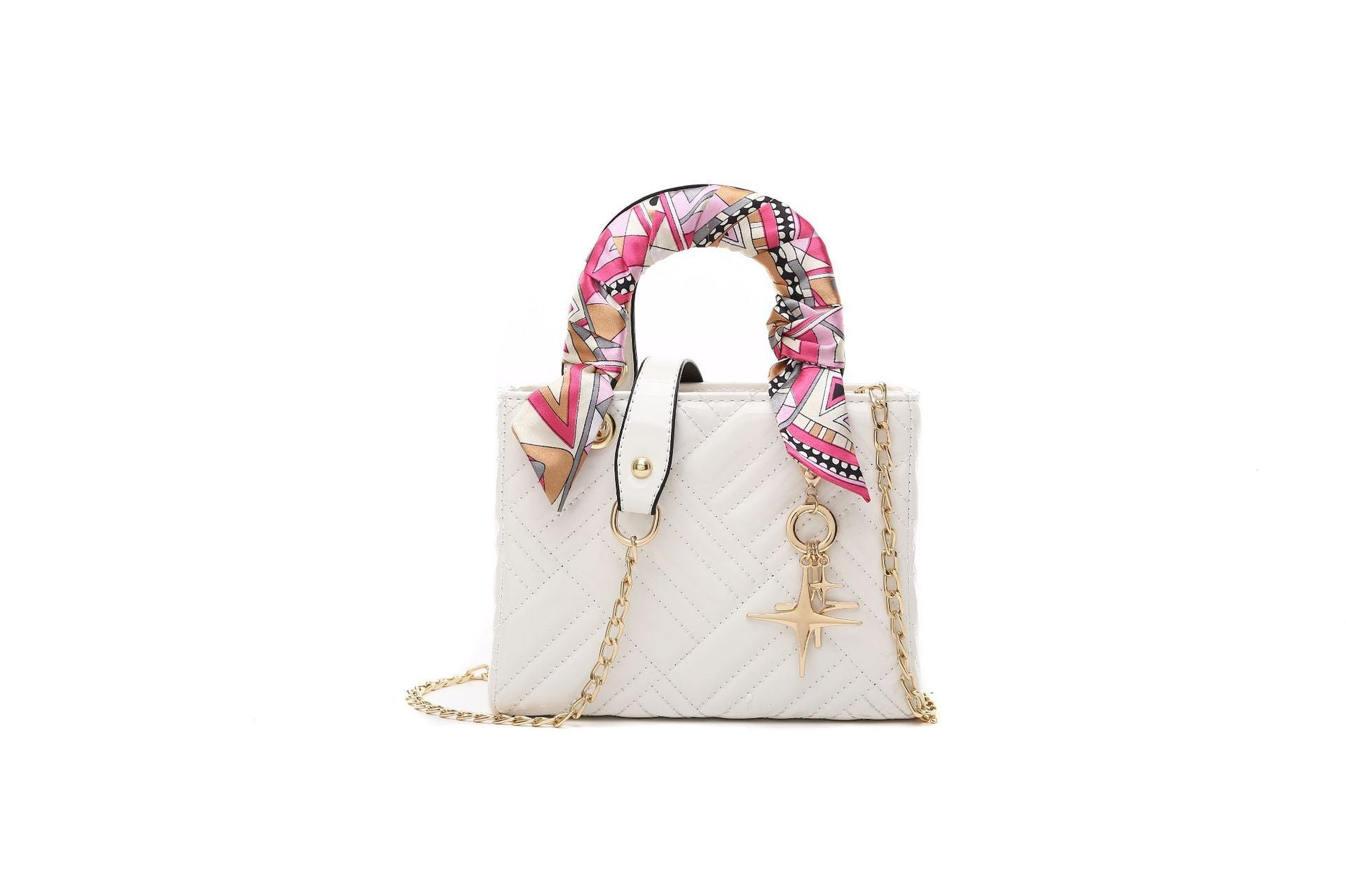 Handbag Shoulder Crossbody Bag Check Pendant