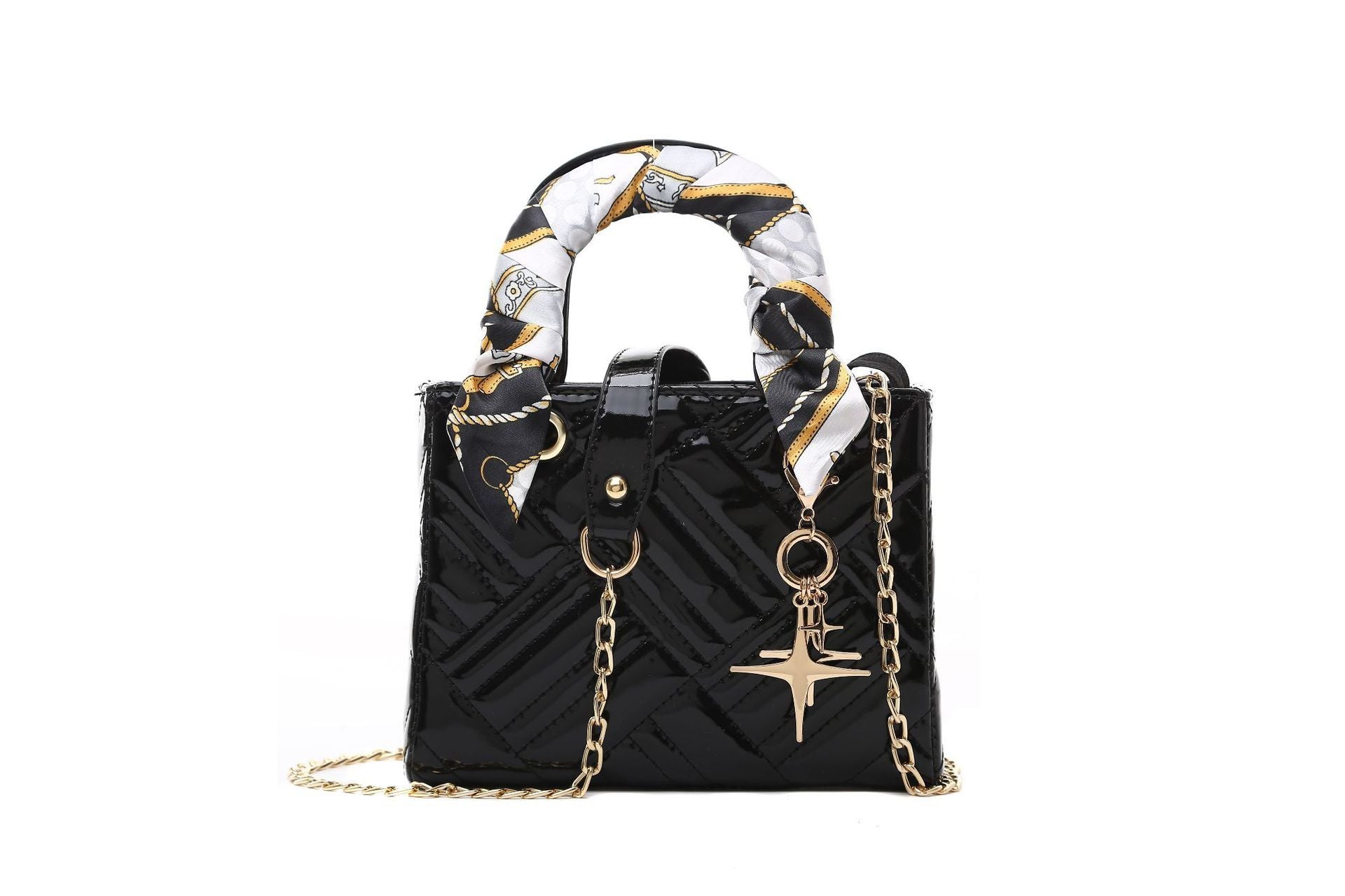 Handbag Shoulder Crossbody Bag Check Pendant