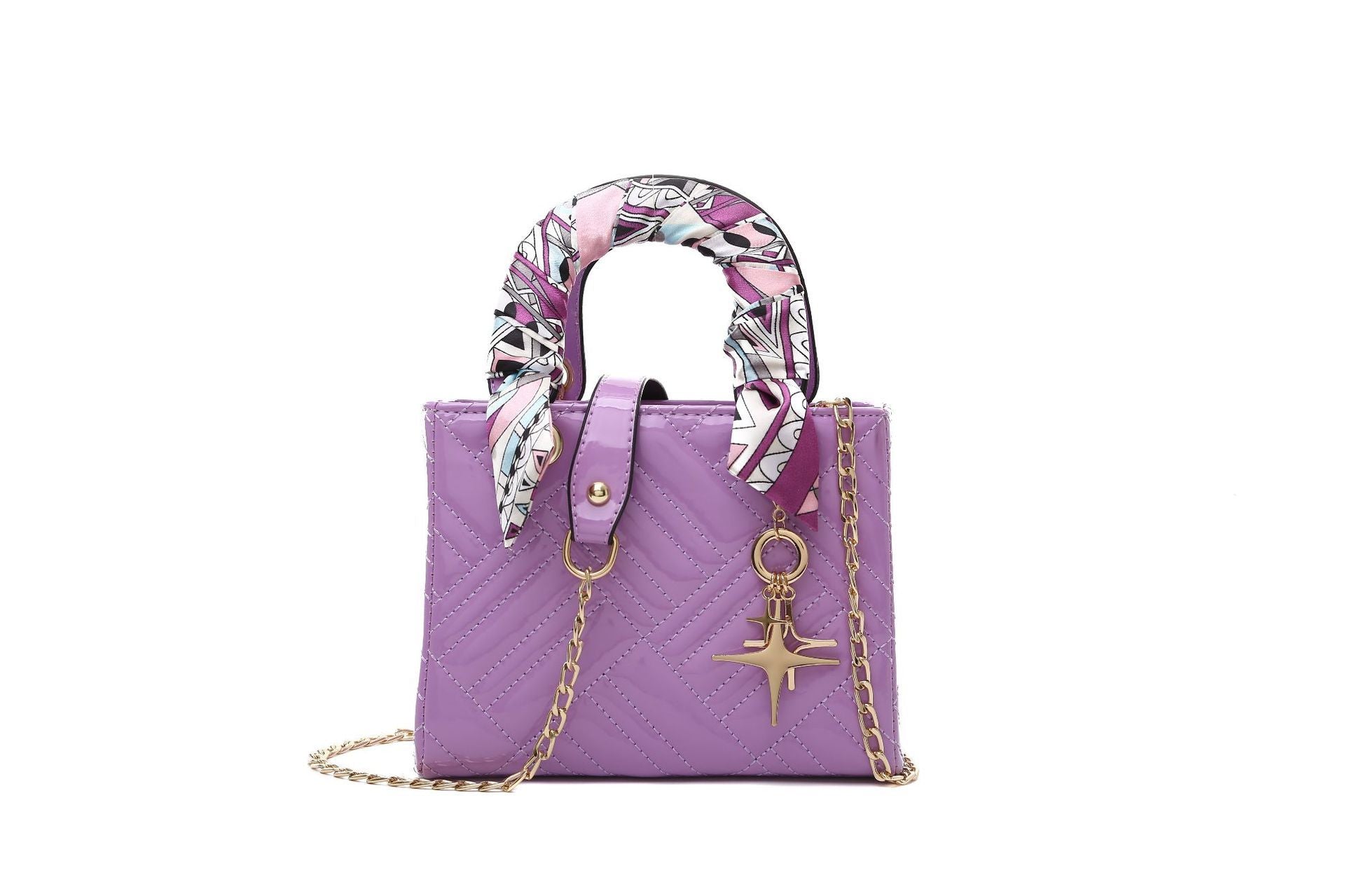 Handbag Shoulder Crossbody Bag Check Pendant