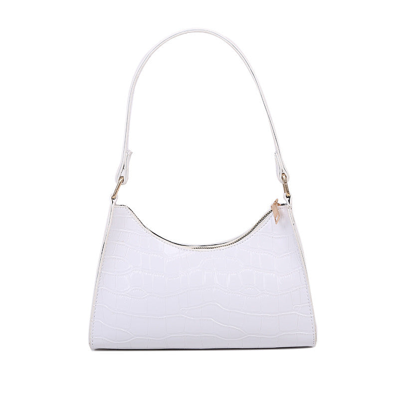 Ins Korean Version Of All-Match Solid Color Single Shoulder Bag Fashion Single Shoulder Armpit Bag Handbag