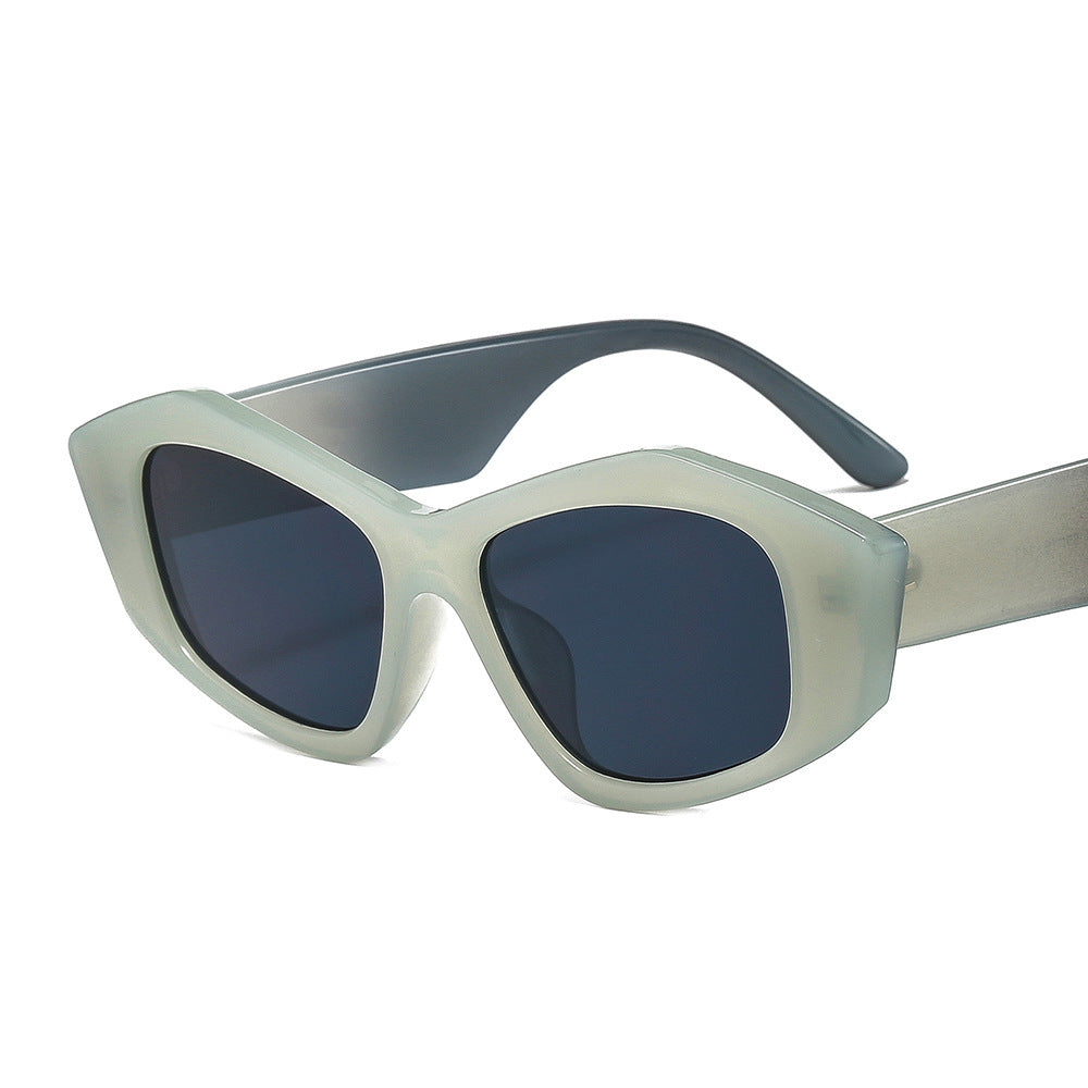 Striped Sunglasses For Men And Women Small Frame Geometry