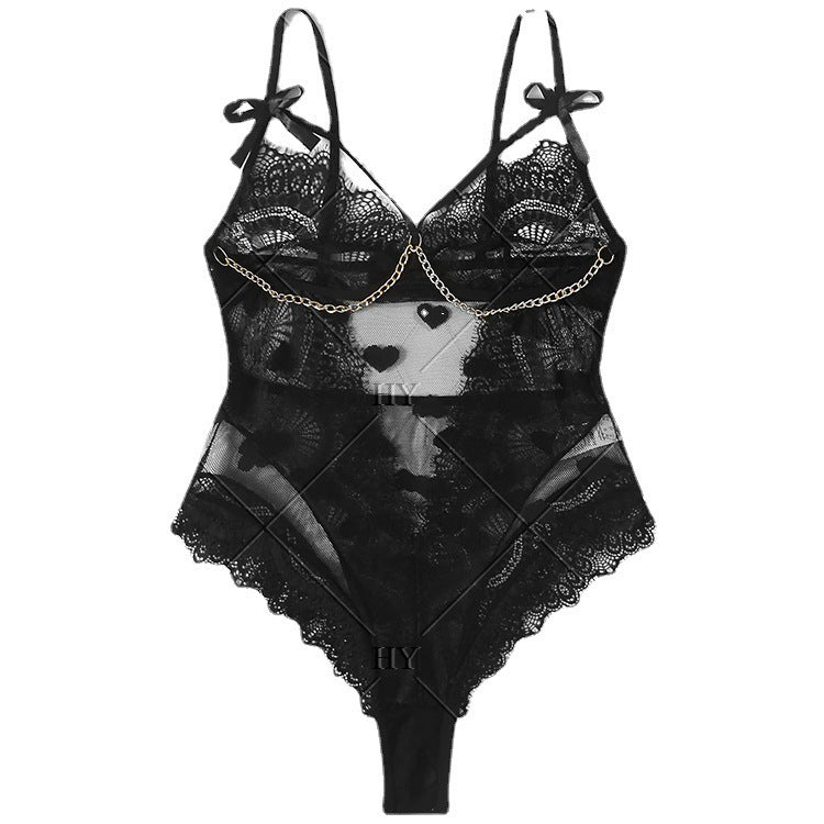 Mesh See-through Sexy Sexy Bustiers & Teddies