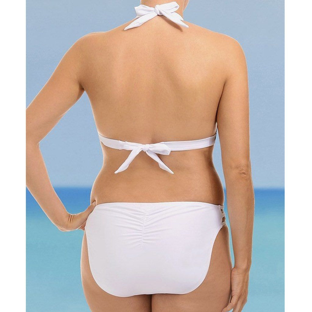 Women's split solid bikini