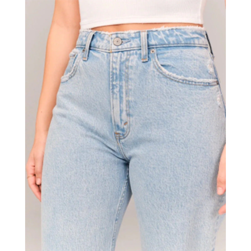 Ladies Jeans Draping Low Waist Slimming Women Jeans Trousers Women