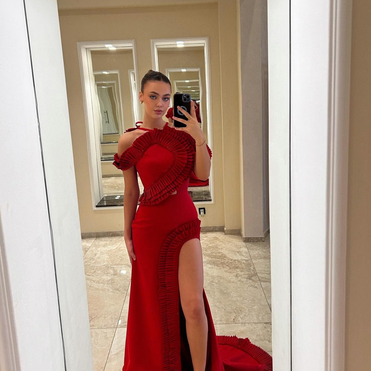 Summer V neck Sling Dress Women Sexy Backless Bandage Lotus Leaf Dress