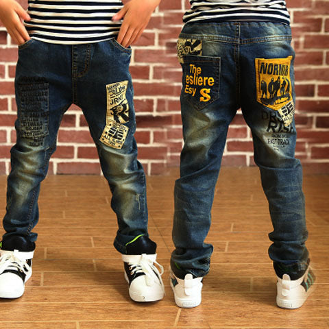 Boys' Denim Trousers Trousers Children's Clothing