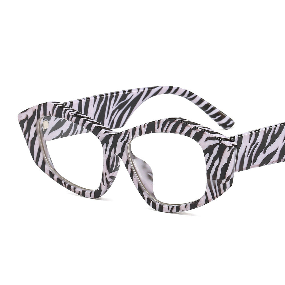 Striped Sunglasses For Men And Women Small Frame Geometry